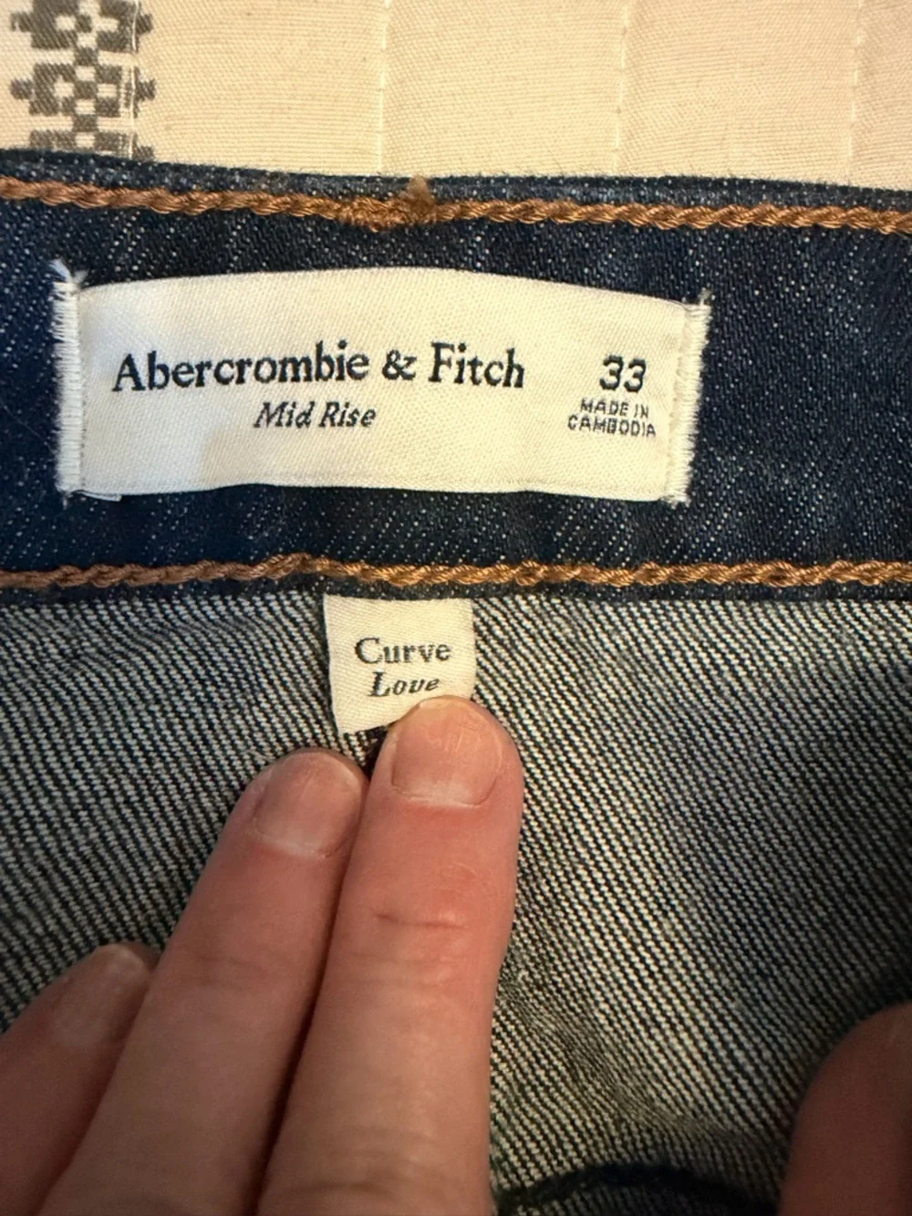 Abercrombie & Fitch Dark Indigo Denim Mini Skirt - Picture 4 of 4